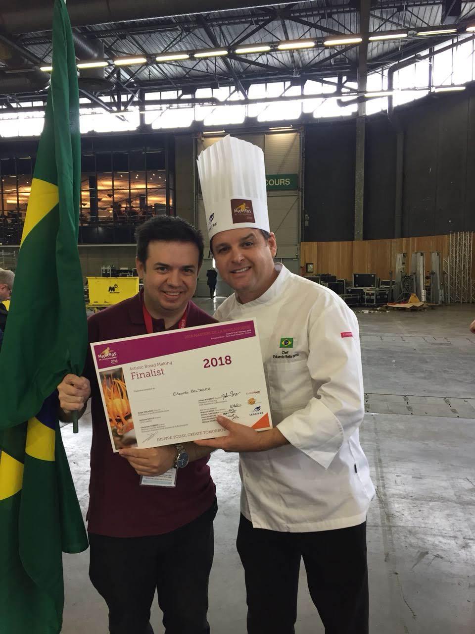 Chef Fernando de Oliveira finalista do Masters de la Boulangerie 2018